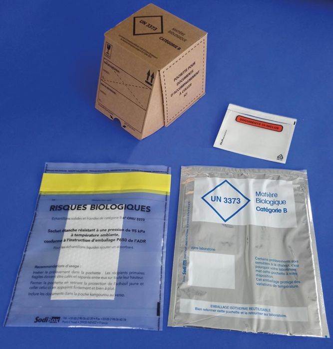 Sachet d'emballage pour échantillons biologiques - GenPouch