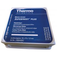 Lame adhésive Superfrost® Plus 76x26mm plage blanche