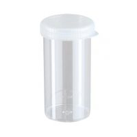 Cuvette cylindrique pour Al et Linson en polystyrène 13ml cape à pression