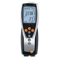 Thermomètre testo 735-2, 3 canaux, pour TC K/T/J/S/Pt100