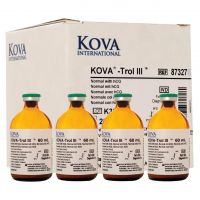 Etalon urinaire Kova-Trol®, coffret de 4 flacons de 60ml contrôles normaux