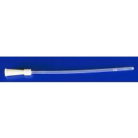 Sonde vésicale pour femme droite charrières CH12 blanche en PVC longueur 18cm stérile unitaire