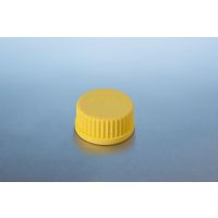 Bouchon à vis Duran® GL45 en polypropylène jaune avec joint à lèvre, diamètre 54mm