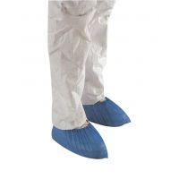 Sur-chaussure en polyéthylène bleu