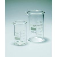 Bécher en verre Pyrex® 150ml forme haute avec bec verseur