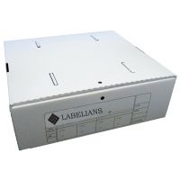 Classeur de stockage en carton blanc avec 4 tiroirs pour 320 blocs d'inclusion ou 2000 lames