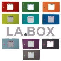 Coffret de transport LA.BOX rouge pour 6 tubes 5/7ml, 1 tube 10ml et accessoires de prélèvement