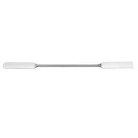 Spatule double en inox L. 130mm         