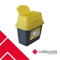 Collecteur Sharpsafe® 3L recyclé, couvercle SFX sans clapet