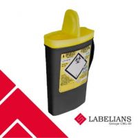 Collecteur Sharpsafe® 0,45L recyclé, ouverture totale sans déconnexion