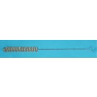 Goupillon en soie pour tubes, poil 18x110mm, long. totale 290mm