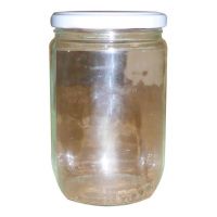 Bocal en verre sodocalcique 750ml col à vis avec cape en fer blanc